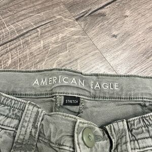 American Eagle Olive Cargo Pants